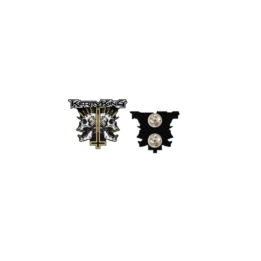 Skull Spike Enamel Pin