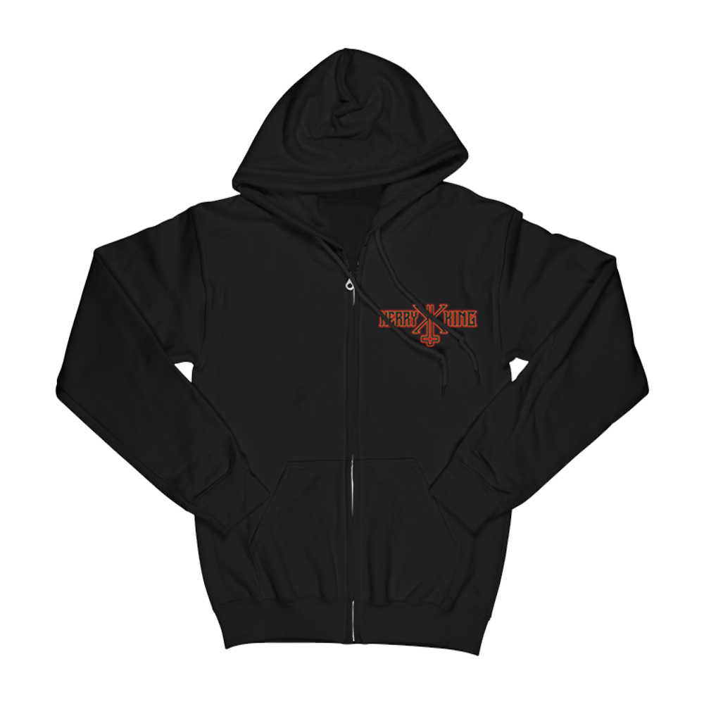 Kerry King From Hell I Rise Black Hoodie, with Kerry King logo printed on the front.