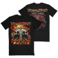 Black t-shirt with 'Kreator' graphic design on a white background